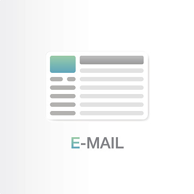 Email图标网站页面模板图片下载