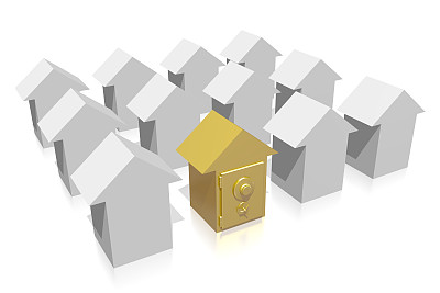 3D家居安全概念图片下载