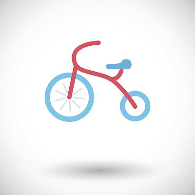 三轮车平图标图片下载