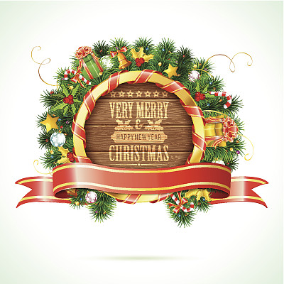 圣诞花环图片下载