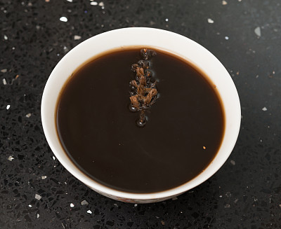 中药茶碗素材图片