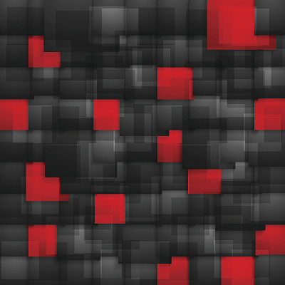 红色和黑色对比方块技术背景图片下载