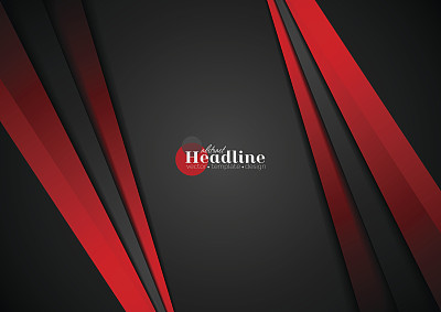 黑色和红色对比抽象条纹背景素材图片