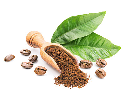 咖啡豆分离上白图片下载