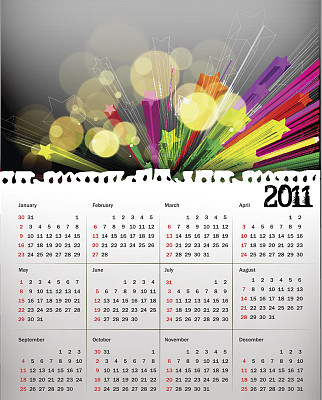 日历设计图片下载