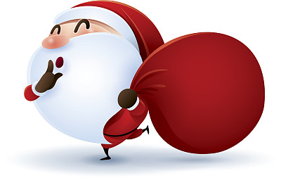 圣诞老人来了图片下载