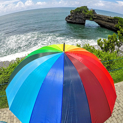 五彩伞-巴厘岛图片下载