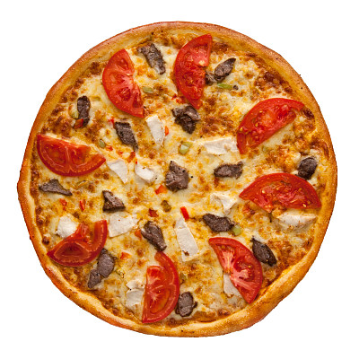 白底披萨图片下载