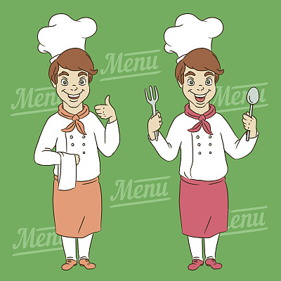 男孩厨师图片下载