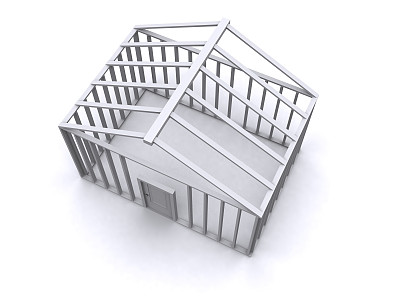 3d房子，俯视图图片下载