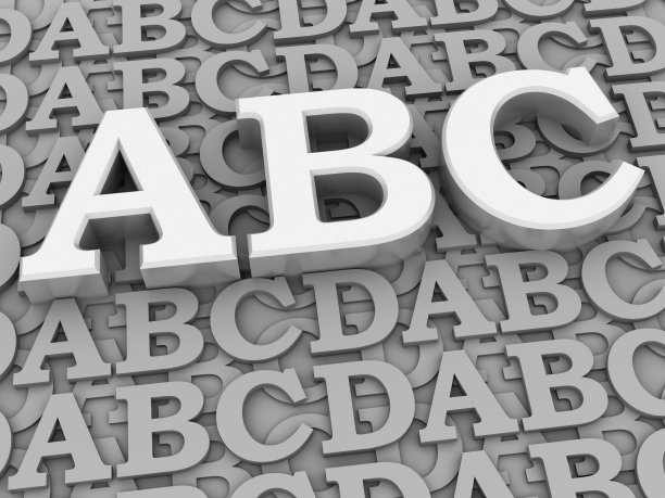 背景上的字母图片下载