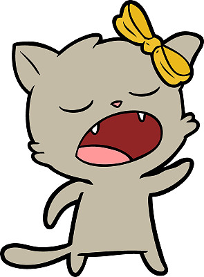 卡通猫喵喵图片下载