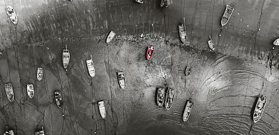 香港坪洲岛鸟瞰图图片下载