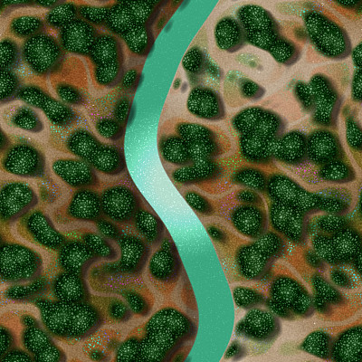 迷你景观无缝生成背景图片下载