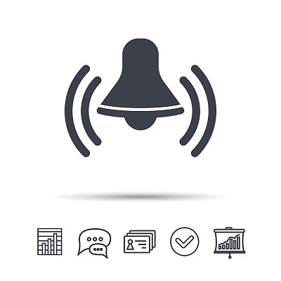 贝尔图标。提醒报警信号信号。图片下载