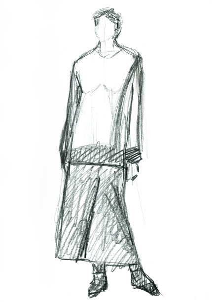 模型速写风格图片下载