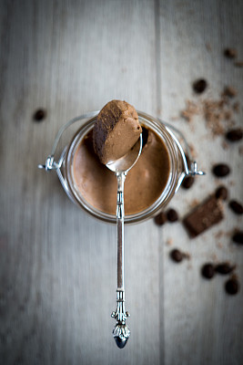 巧克力和咖啡慕斯图片下载