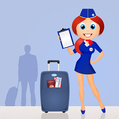 登机行李图片下载