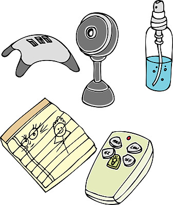 桌子上的对象图片下载