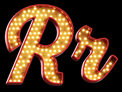 信号光的字体图片下载