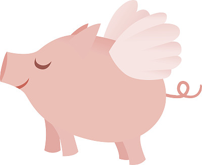 单会飞的猪素材图片