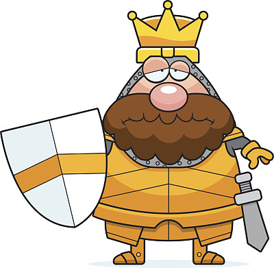 悲伤的卡通王图片下载