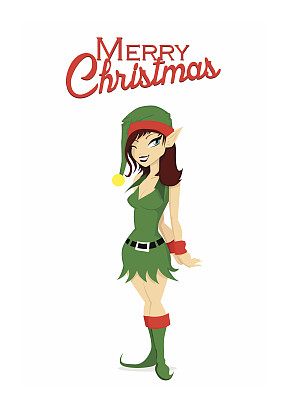 圣诞节的圣诞精灵图片下载