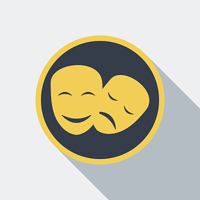 电影面具图标图片下载