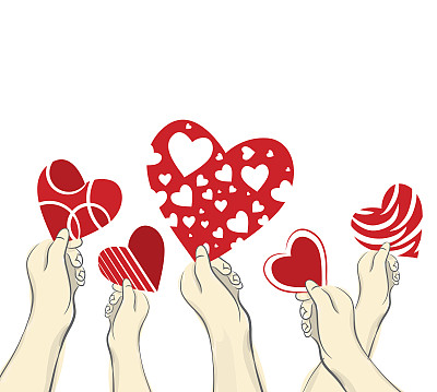 持有的心图片下载