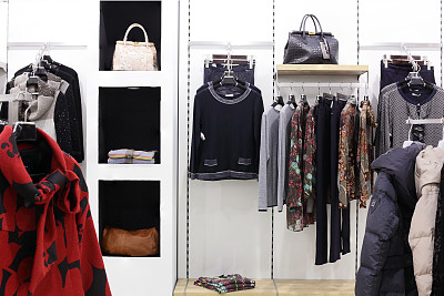 全新的布店内部素材图片