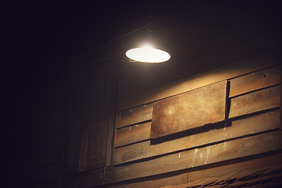 旧木墙上的木框图片下载