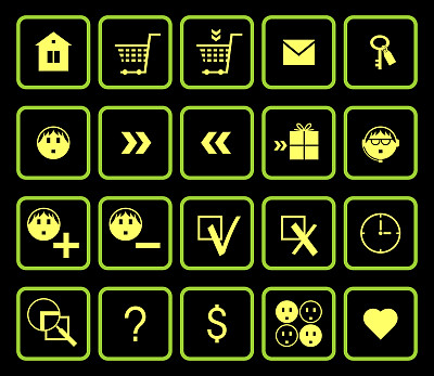 电子商务图标设置图片下载