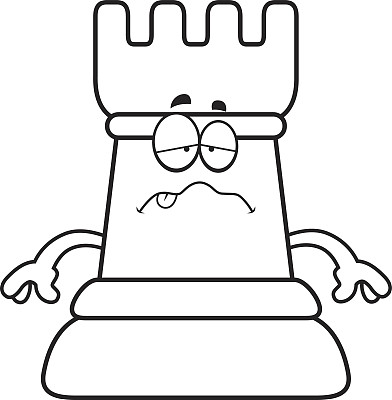 生病的卡通象棋车图片下载