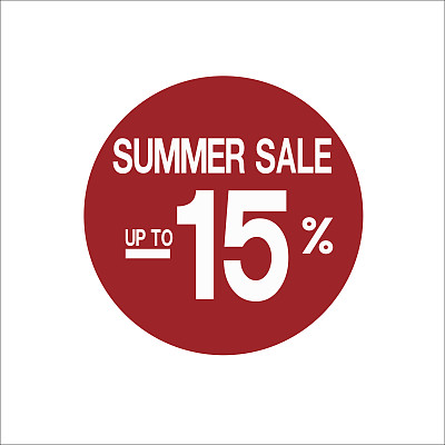 销售15%的海报矢量插图为您的设计图片下载