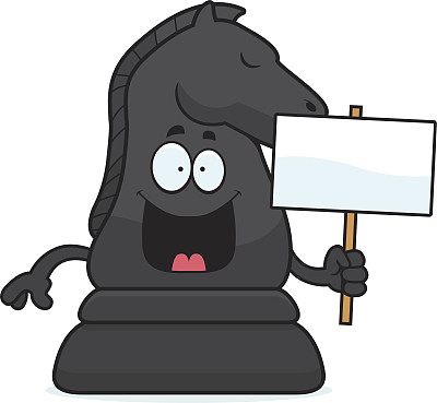 卡通象棋骑士标志图片下载