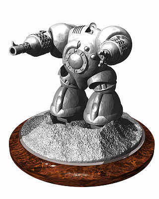 小型金属绿巨人1 / 4(孤立)图片下载