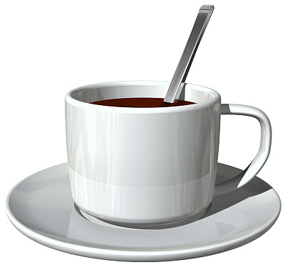 杯子和勺子图片下载