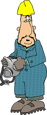 建筑工人戴着呼吸器图片下载