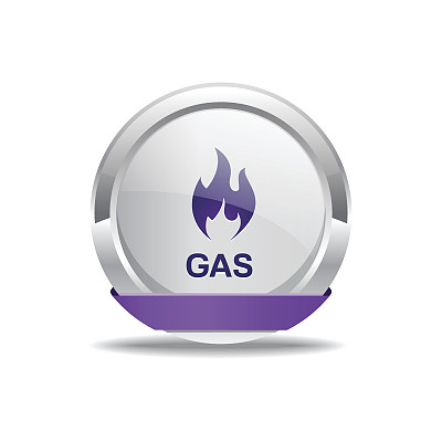 气体标志紫色矢量图标按钮图片下载
