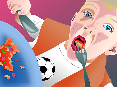 男孩吃图片下载