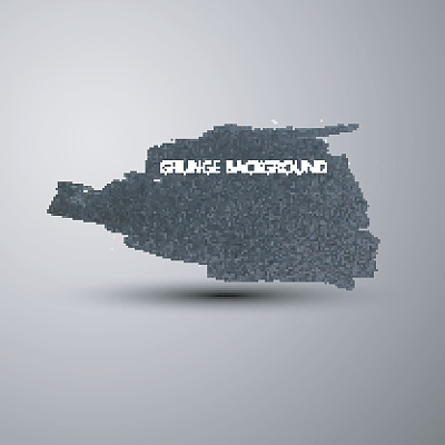 垃圾标记污渍横幅。刷油墨质地。文摘backgr图片下载