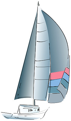 帆船艺术品:矢量图片下载