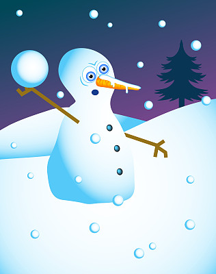雪人图片下载