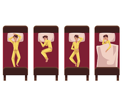 睡觉矢量图素材ID：169807018