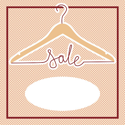 衣架有折扣图片下载