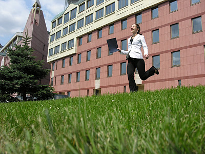 经营幸福的女商人图片下载