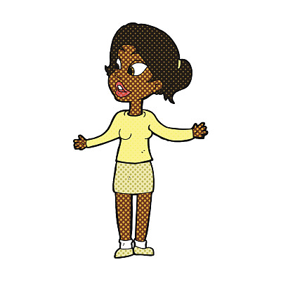 漫画中的漂亮女人在解释什么图片下载