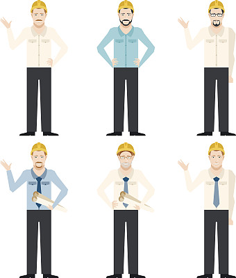 一组工程师图片下载