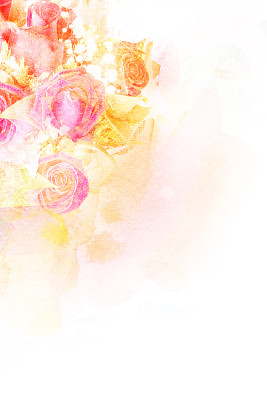 花水彩插图。图片下载