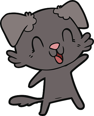 卡通狗笑图片下载